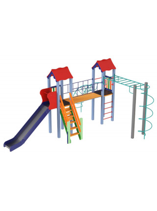 Ігровий майданчик вуличний Вагончик 1.5 м Ігровий майданчик вуличний Вагончик 1.5 м